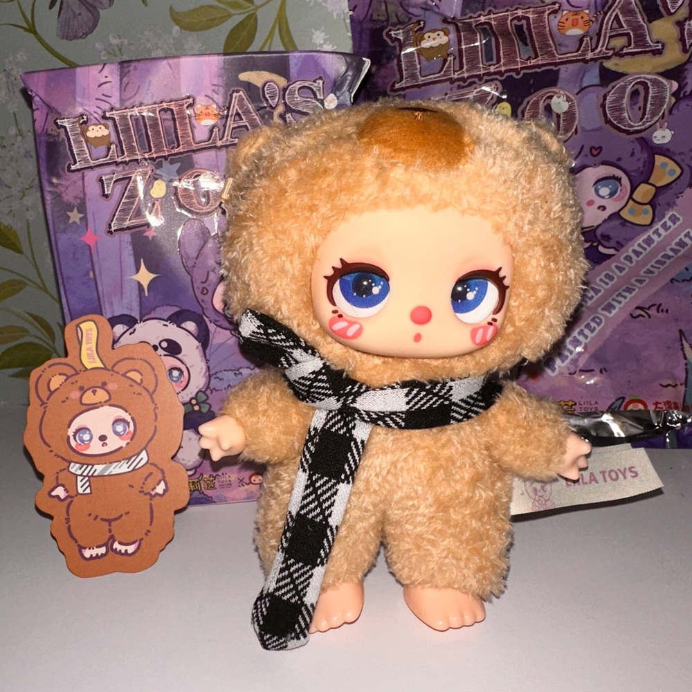 Liila's Zoo Scented Plush Pendant Blind Box-Bear